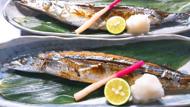 さんま塩焼き