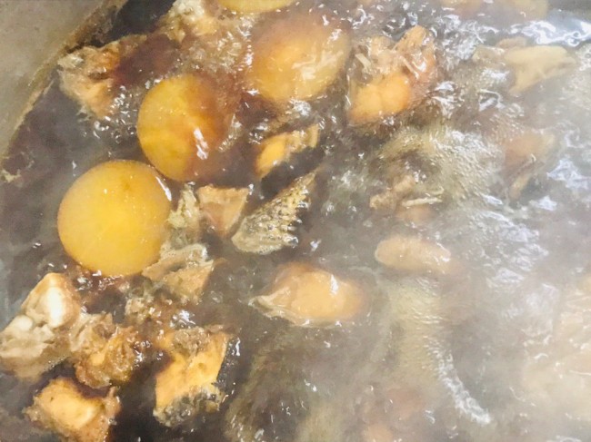 黒むつあら炊き