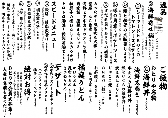 成田メニュー逸品ご飯11-6
