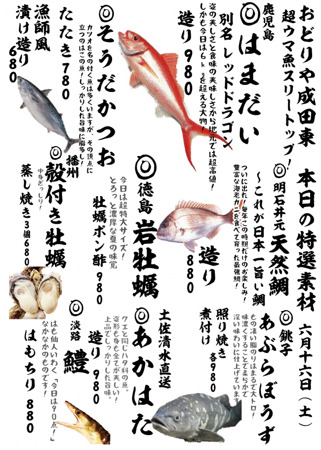 成田メニュー特選6-16