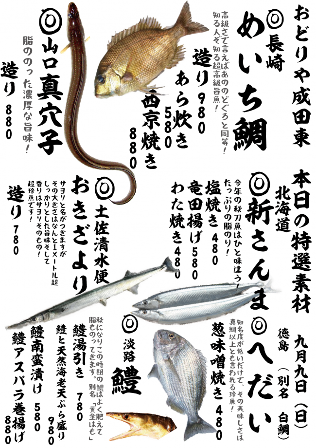 成田メニュー特選9-9