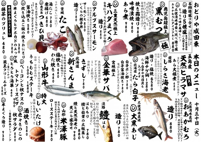 成田新日替わり10-30j