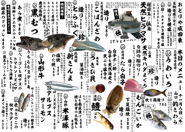 成田新日替わり11-8