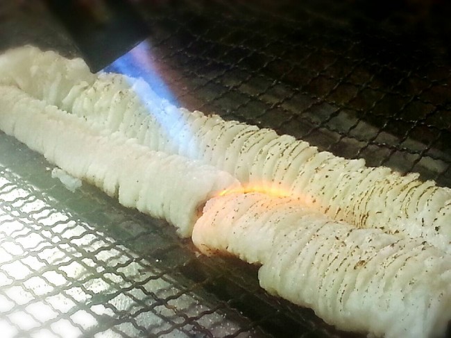 「穴子の造り」