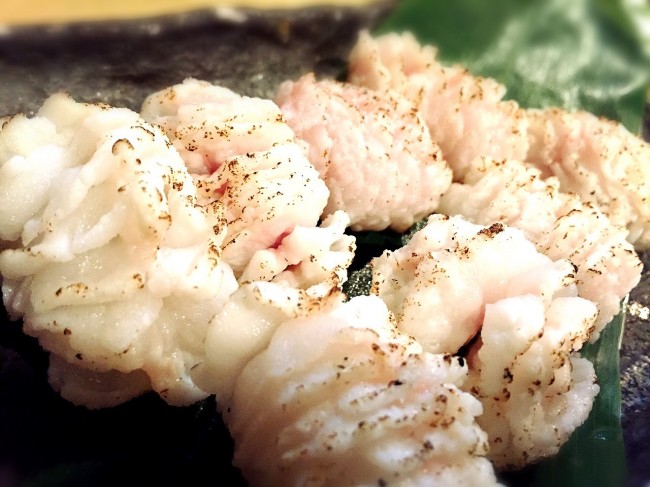 「穴子の造り」