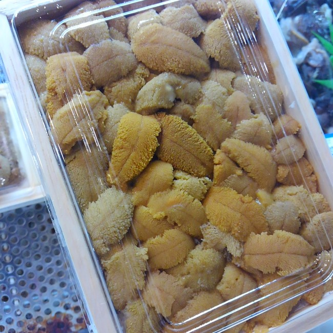 雲丹は「北海道利尻」