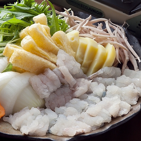 鱧すき鍋の野菜