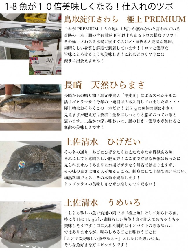 入荷情報2022-1-8